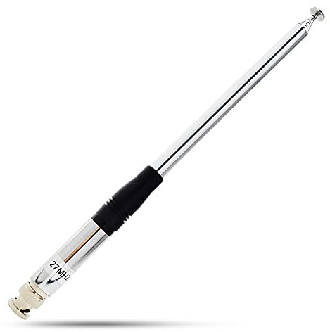 TWAYRDIO BNC Telescopic Handheld Portable CB Radio Antenna 27Mhz Extendable 23.3cm to 1.3m Antennas for Midland Cobra Uniden Handheld/Portable CB Ham Radio