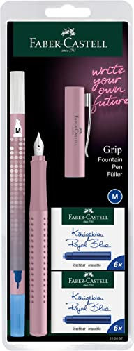Faber-Castell Set con Penna Stilografica Grip 2010 Rose
