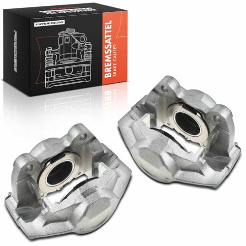 Frankberg 2x Pinza de freno Delantero izquierdo derecho Compatible con (Distancia entre orificios Soporte 88.9mm) Compatible con 123 Berlina W123 200-300 123 Replace# 428582