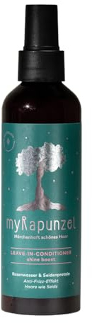 myRapunzel 200ml Leave-in Conditioner - 100% natürlich - ohne Silikone, Parabene, Sulfate & Tierversuche - ohne Chemie - Verleiht mehr Volumen - Made in Germany | Portlandrose,Keratin