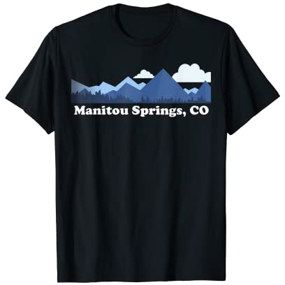 Souvenir des montagnes Rocheuses du Colorado à Manitou Springs T-Shirt