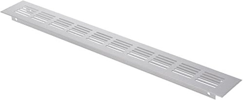PrixPrime - Rejilla de ventilación de Aluminio para zócalo de 400x50mm