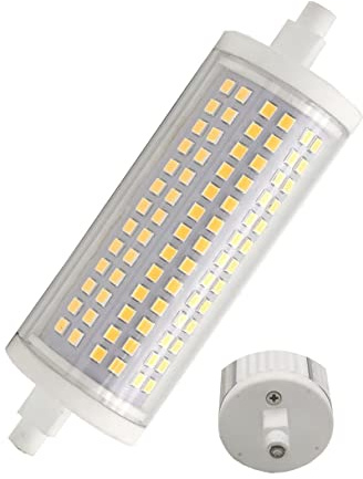 WELESHEI Led Halogen Replacement Bulb R7s 118mm 30w Dimmable Equivalent 300 Watt J Type Double Ended Metal Halide Led Replacement Bulb Floodlight Floor Standing Church Light 5000k