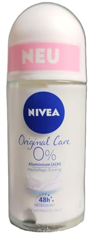 6er Pack - NIVEA Women Original Care Deo Roll-on - 50 ml mit Aluminium