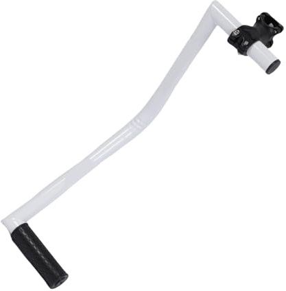 Fabater Poignée de Débroussailleuse, Poignée de Débroussailleuse Ergonomique, Poignée de Débroussailleuse, Extension de Poignée de Désherbant avec Pince de Support, Aluminium
