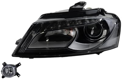 Johns, phare compatible avec Audi A3 8P 08/2008-08/2012 Xenon D3S Li. + antibrouillard.