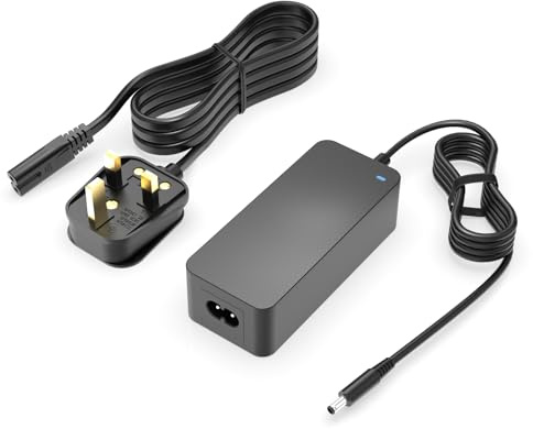 65W AC Charger Fit for Dell-Latitude 3450 3550 12 7212 | Rugged Extreme Tablet Dock D1000 HKA65NM201 0wm8p1 DA65NM192 CC0DT FA45NM16Z Laptop Power Supply Adapter Cord