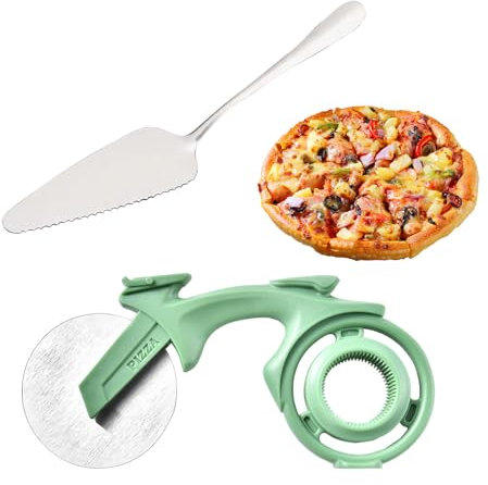Roulette Pizza Créative,Counius Coupe Pizza,Roulette à Pizza en Forme de Vélo,Roulette a Pizza Original,Couteau à Pizza En Acier Inoxydable Et Plastique, Décoration Cadeau Créatif, Cadeau Fantaisie