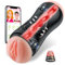 Masturbádores Masculino más Vendido Juguetes Sexuales Hombres - Masturbador Hombre Juguete Eróticos para Pareja con 9 Modos de Vibración & Doble Canal, Sex Toys para Sexo con 3D Silicona Vagina Real