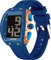 findtime Reloj de pulsera digital para personas mayores, fácil de leer, esfera grande, impermeable, deportivo, al aire libre, único, electrónico, para ancianos, con cronómetro LED y alarma, azul