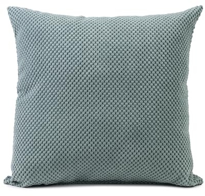 Gözze - Kissen Sven, Dekokissen in genoppter Optik, Weiches Sofakissen mit Füllung, 100% Polyester, 45 x 45 cm - Salbei
