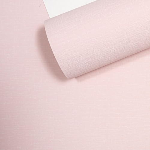 SOPHIE LAURENCE Plain Pink Textured Wallpaper Thick Kids Girls Playroom Nursery Paste The Wall Embossed Cafe