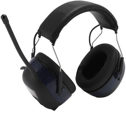 Cuffie Protettive per l'udito, Cuffie Antirumore Elettroniche SNR 30dB in Acciaio Inossidabile 304 (BLUE)