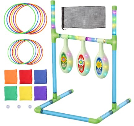 Geschicklichkeitsspiel Wurfspiel,Interaktive Lustige Aktivitäten - Zweifaches Lernspielzeug Für Kinder,Für Draussen Garten Park Sport Bewegung Spielen Party Familie Erwachsene Kinder Mädchen