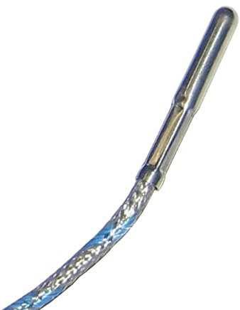 Easyricambi TERMOCOPPIA SONDA FUMI Serie J 88cm VETROTEX per Stufa A Pellet Capsula 4X35mm