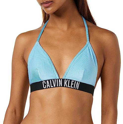 Calvin Klein Dam Rp triangel BH, blå tide, XXL, Blå tidvatten, XXL