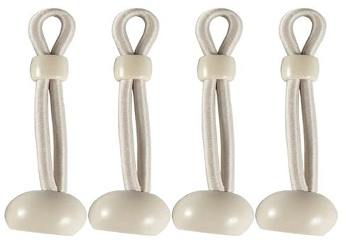 4 Stück Schatten-Bungee-Spanngurte, Universal-Rollos, elastische Bänder, Ersatzzubehör für die Sicherung von Fensterläden und Abdeckungen