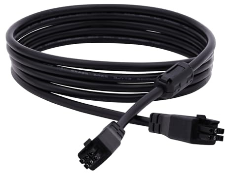 78,74 tum 6-stifts AMS HUB förlängningskabel för Bambu Lab X1/P1-serien, 22AWG koppartråd med hög renhet med magnetisk ringfilterkabel för P1P/P1S/X1C/X1/X1E 3D-skrivare