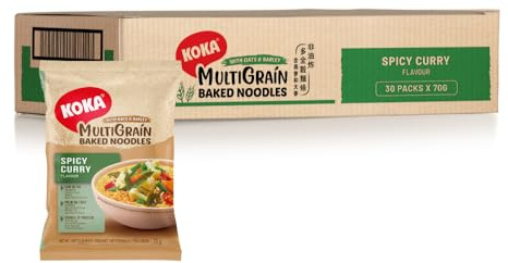 Koka Noodles Multigrain Oats & Barley Spicy Curry flavour (30x70gms)