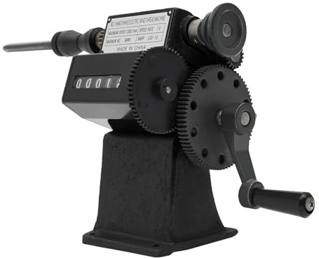 Bobinadora manual con contador, bobinadora con rango de recuento 0-99999 para transformadores de salida de audio