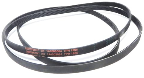 DL SERVICE Correa de motor para secadora Hotpoint Ariston, correa rayada EL1965 7PH Código C00297210, recambio compatible