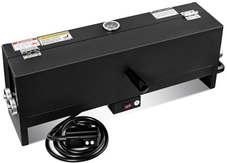 PVC Conduit Heater With Temperature Detector- 1/2 to 2 PVC Bender Heater Pipe Bending Tool with Reflective Interior & Carrying Handle, for 24 Sections of PVC Pipe