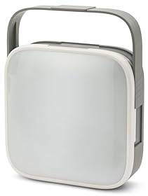 VELAMP - Lampada Emergenza Portatile Ricaricabile BETTO - Luce Emergenza Bianca 5000K Anti Black Out, Lampada Led 500 Lumen Regolabile con 2 Batterie al Litio 1200mAh e Cavo USB-C Inclusi