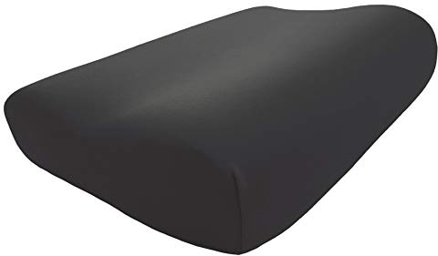 Edda Lux® Bezug passend für Tempur Queen Kissen Original und Shape in 61x31 | Jersey Kissenbezug für Nackenstützkissen in 61x31 cm in den Größen S, M, L, Kopfkissenbezug aus Baumwolle, in Anthrazit