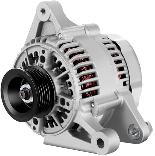 SCITOO Alternators Compatible Fit for Pontiac Vibe 2003-2008 for Toyota Celica/MR2 2000-2005 Corolla/Matrix 2003-2008 1.8L - 210-0395 13878 27060-22040 LRA02203 400-52056 12V 80Amp CW 6-Groove Pulley