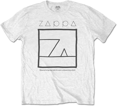 Rock Off officially licensed products Frank Zappa Unisex T-Shirt: Drowning Witch (Bianca) Size XL