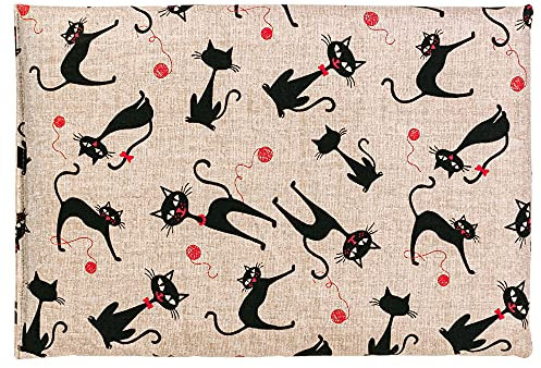 GIRAFFENLAND Rapssamenkissen 30 x 20 cm, Katze-Mimi - Als Wärmekissen & Kältekissen - Körnerkissen für Mikrowelle und Backofen - 30x20cm