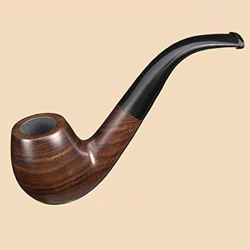 SlimpleStudio Tabakpfeife 1 STK Ebony Holzpfeife Rauchen Zubehör Ebony Rohr Durable Raucherzubehör aus Holz Tabak-Zigaretten-Zigarre Pipes Pfeife