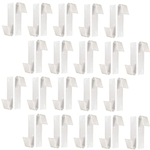 50Pcs Z Clips for Greenhouse Glass Pane Fixing - Window Holding Parts with Formed Glazing Design