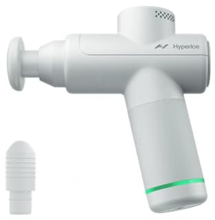 Hypervolt Go 2 – mit Quiet-Glide-Technologie – Hand-Percussion-Massagepistole (Hypervolt Go 2 Weiß)