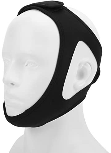 Mentonnière Anti-ronflement, Mentonnière Réglable pour Ronflement, Anti-ronflement, Dispositifs Anti-ronflement Solution Anti-ronflement, Aide à la Réduction du Ronflement Sommeil Mentonnière