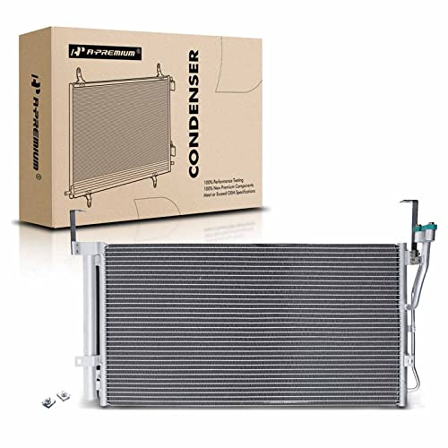 A-Premium A/C Condenser Replace# 9760626000 - Compatible with 2001-2006 Hyundai Santa Fe