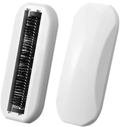 QUMIIRITY Handheld Rolling Crumb Sweeper Brush Ergonomic Tabletop Crumb Removal Tool for Nutshells and Debris for Dining Table and Kitchen Surfaces