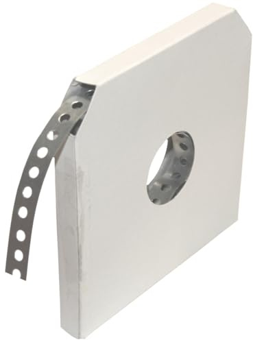 Jabema verzinktes Lochband Montageband Nagelband Montagelochband, 10 m lang 12 mm breit