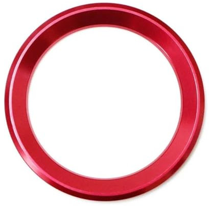 Auto Lenkrad Für 320LI GT5-Serie X1 X3 X4 X5 X6 Sportlenkrad Mittelring Abdeckungsverkleidung(ROT)