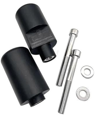 TYSMYXGS Rahmen Schieberegler Motorrad-Rahmengleiter, Sturzpads, Sturzschutz Für Suzuki GSXR 1000 GSX-R 1000 (2005–2006), Anti-Crash-Pads, Sturzschutz Absturzsicherung(SCHWARZ)