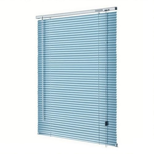 AJTXCSFOQL Personalizzata Tenda Veneziana da 25 mm Lamelle, 120 175 160 130 40 80 75 210 225 55 95 100 115 150 145 Tende Veneziane per Finestre Interne, Protezione dalla Luce e ai Raggi Solari(Blue)