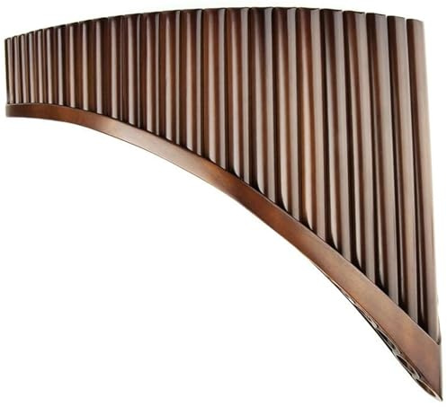 Leichte Panflöten C Tonart Panflöte Holzblasinstrument Geeignet für Aufführungen(25-LEFT-C)