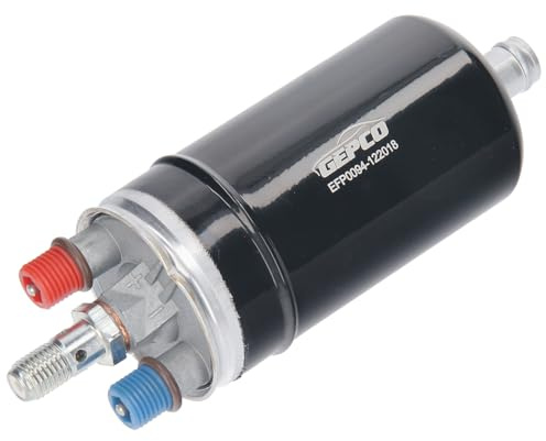 GEPCO Kraftstoffpumpe Benzinpumpe Außenkraftstoffpumpe 6 Bar kompatibel mit: Audi, Ferrari, Ford, Mercedes