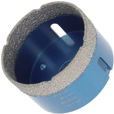 PRODIAMANT® M14 Diamant Fliesenbohrer 68 mm [TROCKENBOHRER] - Diamantbohrer für Fliesen, Keramik & Naturstein - Diamantbohrkrone für Feinsteinzeug - Fliesenbohrer für Winkelschleifer - Premiumqualität