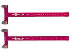 Avalon MHN-A-QT133PK Checker Sehnenmaßstab pink