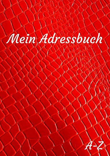 Adressbuch mit Geburtstagskalender - Mein Adressbuch: Kontaktbuch A5 mit Register A-Z, Deutsch