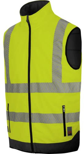 WüRTH MODYF Gilet de travail haute-visibilité réversible jaune fluo Taille L