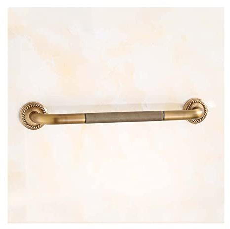 Yojack Stair Bannister Handrail 50cm Antique Brass Handrail Bathtub Handrail Handle Toilet Elderly Handrail Household Safety Wall-mounted Staircase Handrail