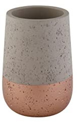 Axentia 131026, Porta spazzolini, Grigio/Oro Rosa