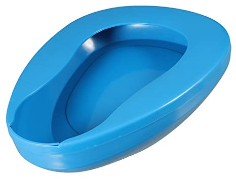 COLLBATH Bettpfanne Kunststoff Blau Leicht Zu Reinigen Betturinal Für Ältere Und Bettlägerige Patienten Mit Glattem Komfortdesign